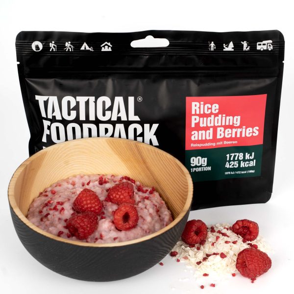 Tactical Foodpack Rice Pudding and Berries - 100% natural food