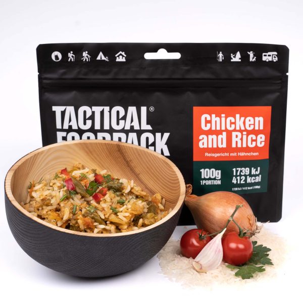 Tactical Foodpack Chicken and Rice - 100% natural food