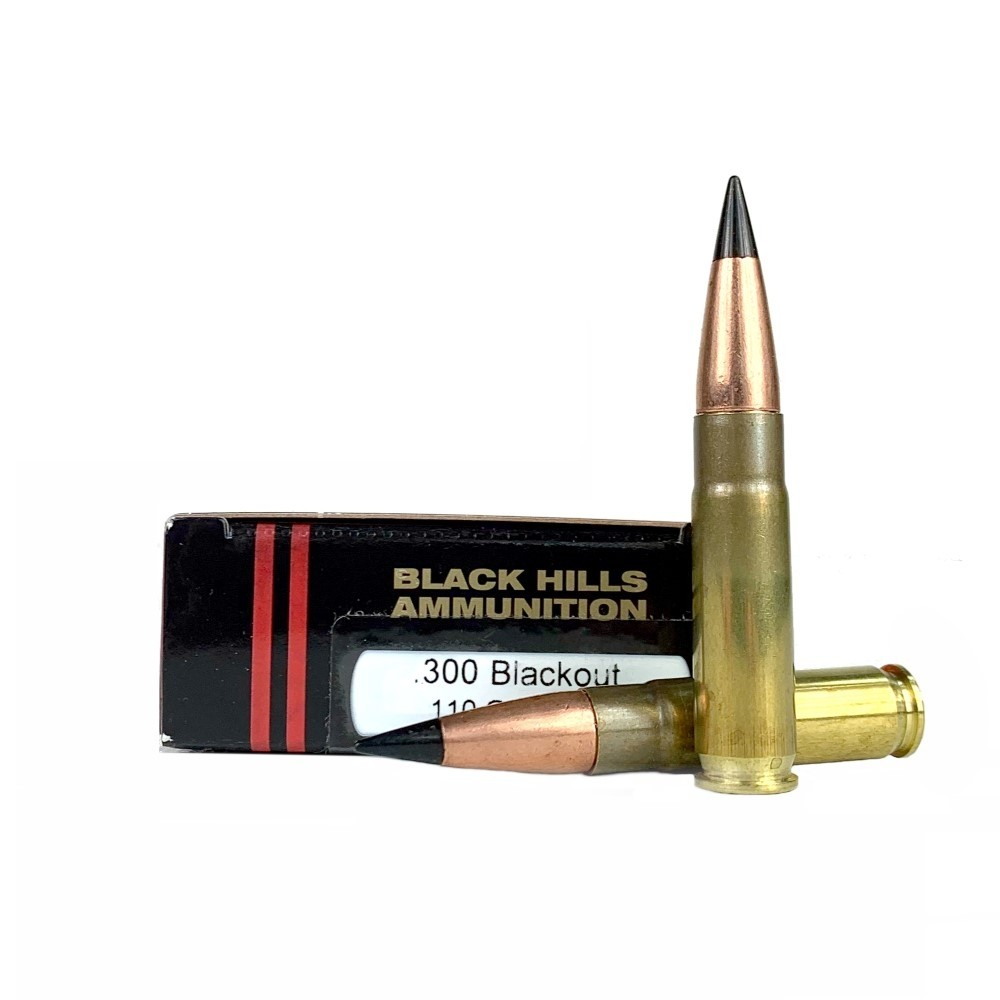 Black Hills Kal. 300 ACC Blackout/Whisper 110gr TSX Barnes Geschoss