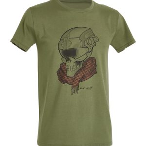 D.FIVE T-Shirt Front Chest Skull & Helm