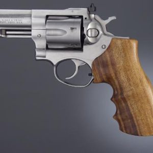 Hogue Wood Grip Ruger GP100 Finger Groov