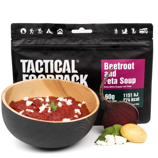 Tactical Foodpack Beetroot and Feta Soup -100% natural food