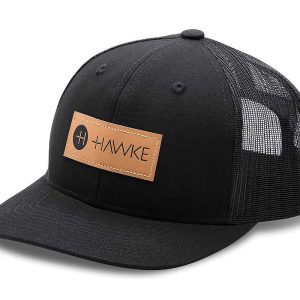 Hawke  Kappe Snapback Cap (Trucker Style) Black