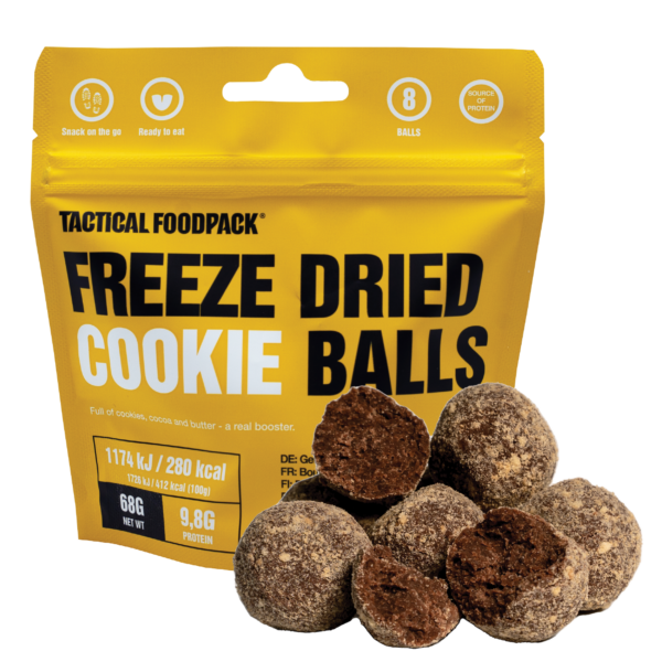 Tactical Foodpack Gefriergetrocknete Keksbällchen 68g(Freeze Dried Cookie Balls)
