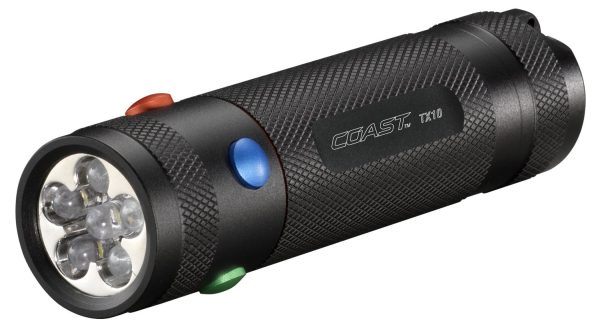 Coast TX10 LED Taschenlampe 3 Color