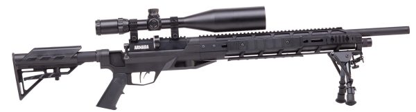 Benjamin Armada Rifle Set Kal. 4.5mm PCP Pressluftgewehr-Set mit ZF und Zweibein