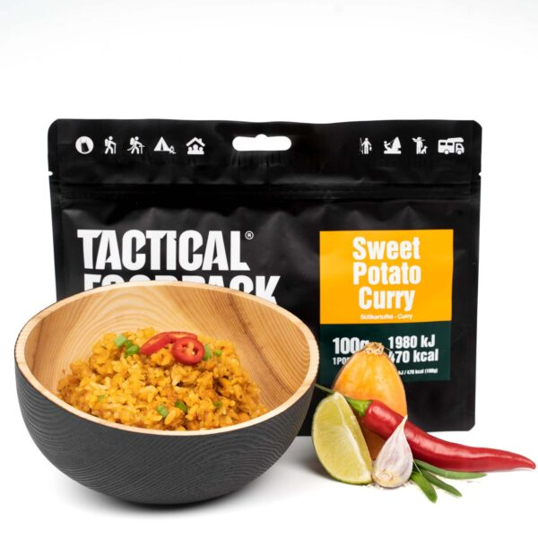 Tactical Foodpack®  Süsskartofel Curry (Sweet Potato Curry) - 100 % natural food