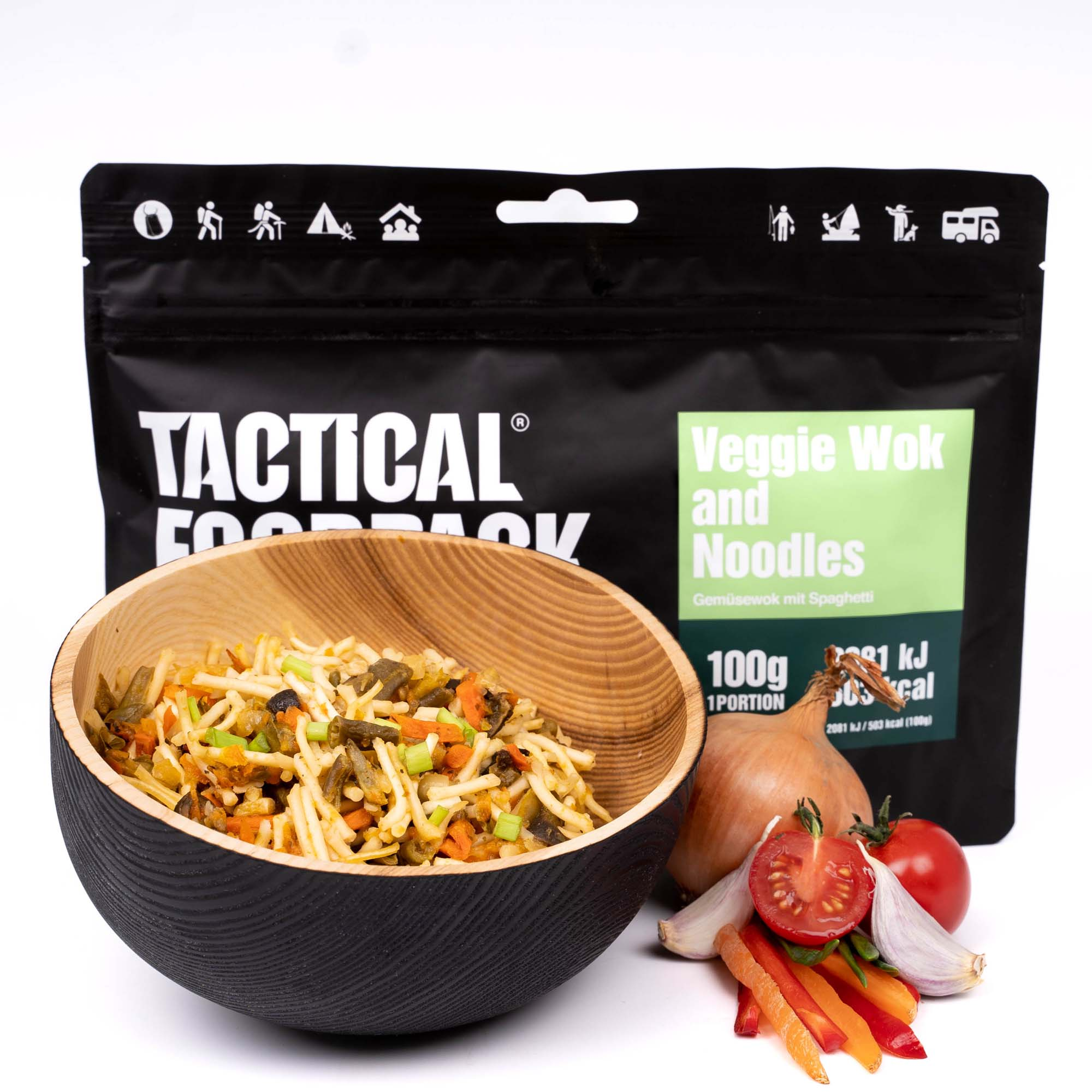 Tactical Foodpack®  Veggie Wok and Noodles-100% natural food