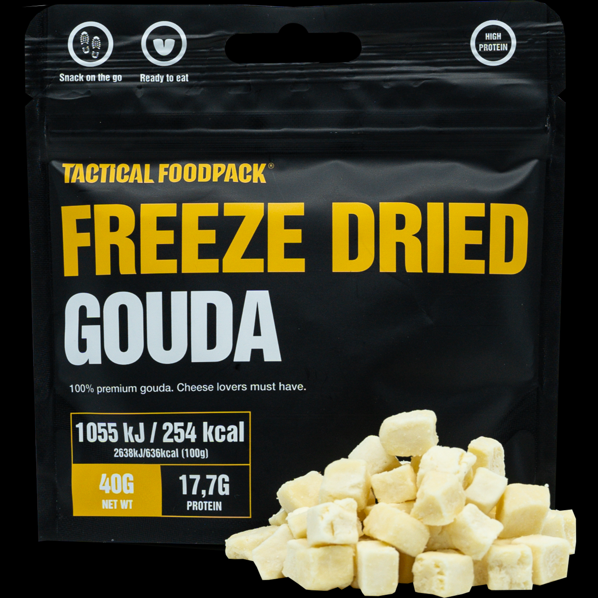 Tactical Foodpack®  Gefriergetrocknete Gouda-Snacks