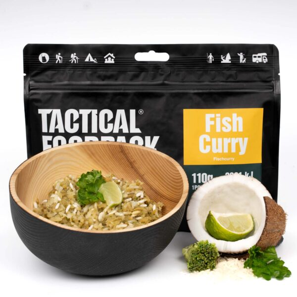 Tactical Foodpack®  Fish Curry mit Reis- 100 natural food