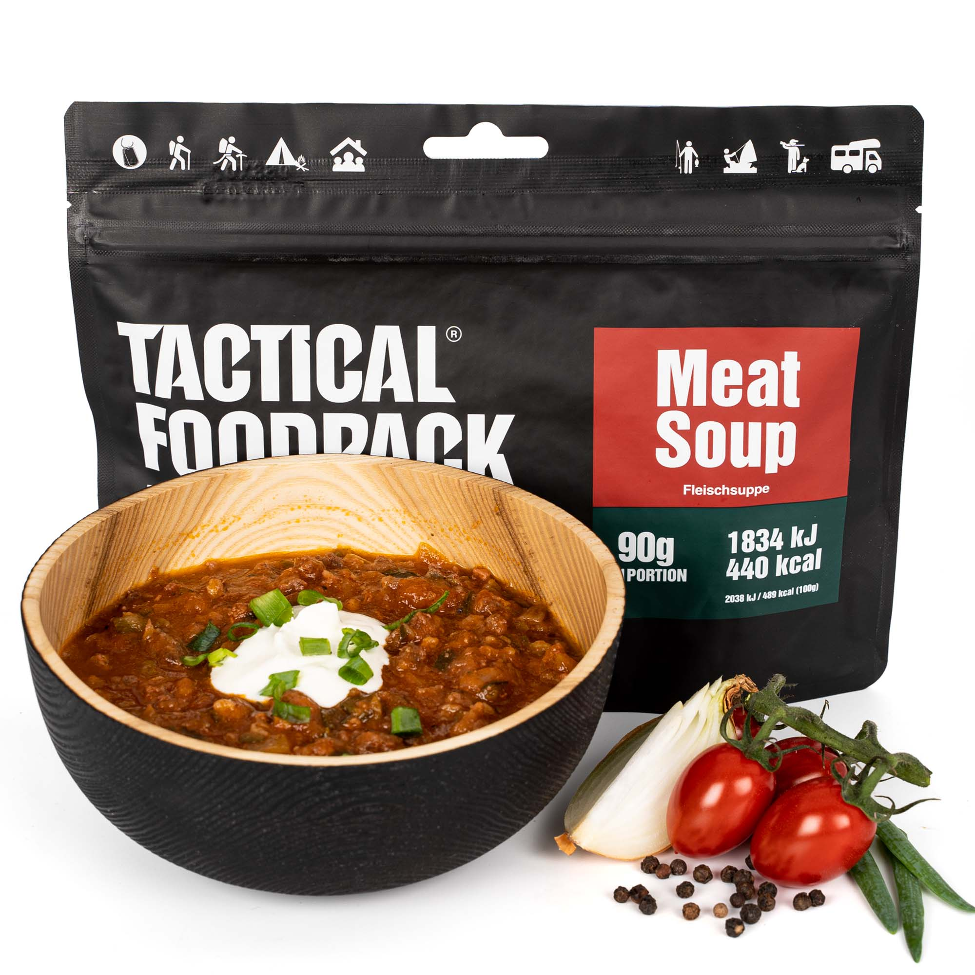 Tactical Foodpack® Meat Soup- 100% natural food