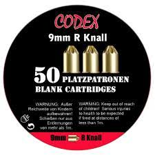 Platzpatronen Kal. 9mm R.K.  für Revolver