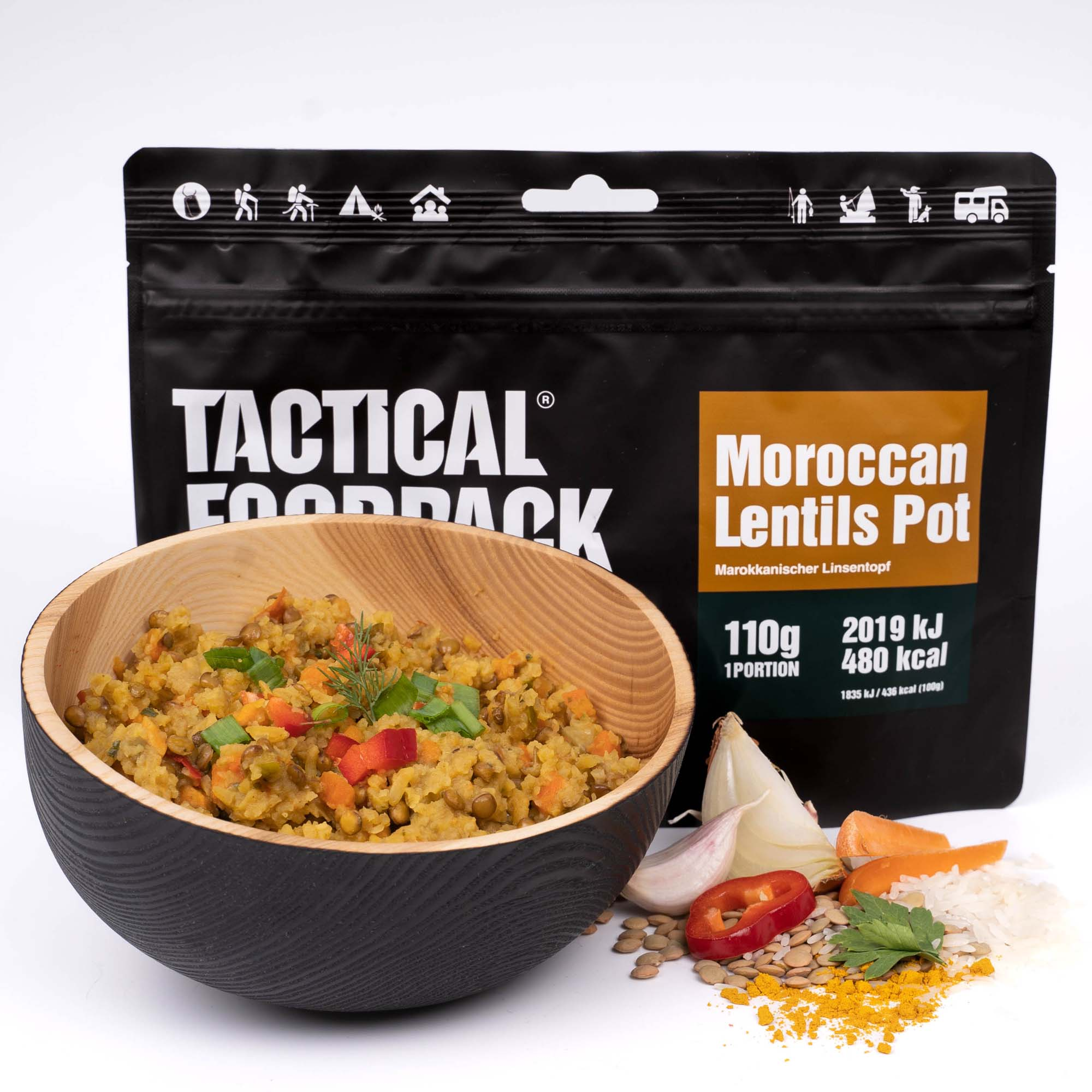 Tactical Foodpack®  Marokkanischer Linsentopf - 100% natural food