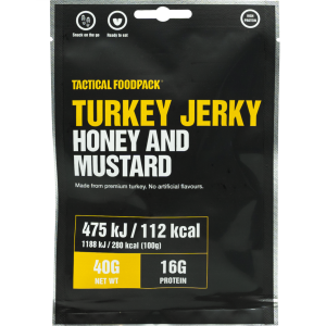 Tactical Foodpack Turkey Jerky Honey and Mustard