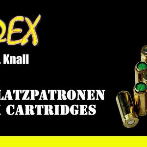 Platzpatronen Codex Kal. 9mm P.A.K.  für Pistolen