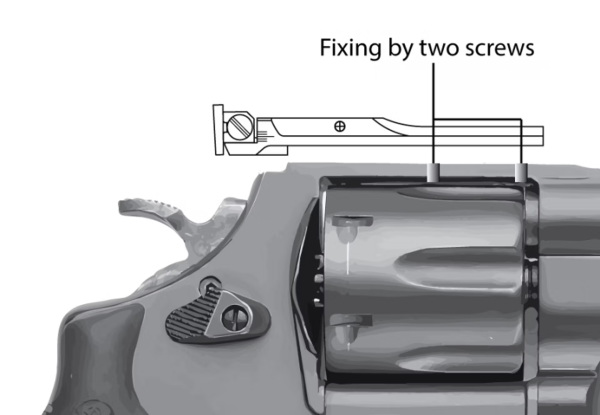 LPA WXT Visier/Mount Target S&W K-X, passt in die bestehenden Bohrungen! - Image 3