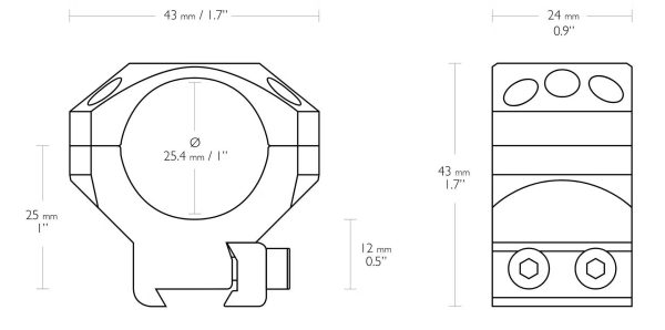 1" Diameter