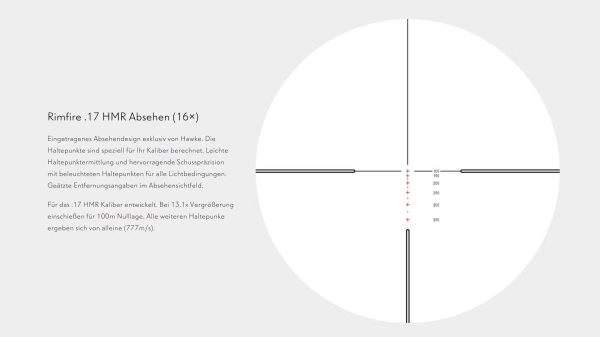 Hawke Vantage WA SF 4-16x50 SF .17HMR, 30mm, IR .17HMR - Image 4