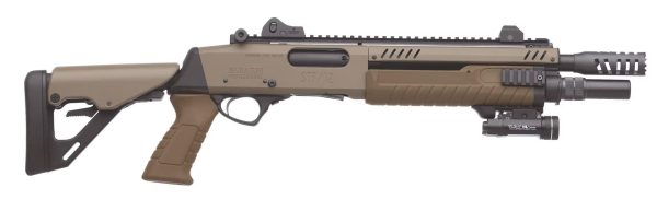 Fabarm STF/12 Telescopic F.E. (FDE) Kal. 12/76, 11" Vorderschaft-Repetierer Law Enforcement mit 4 Rails - Image 3