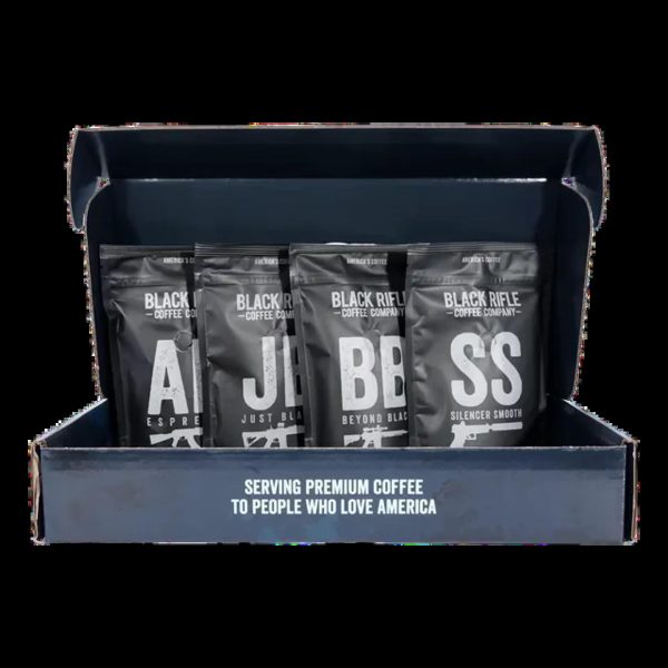 Black Rifle Coffee Complete Mission Kit Sampler, mit AK Espresso / Silencer Smooth/ Beyond Black/ Just Black Kaffepulver - Image 3
