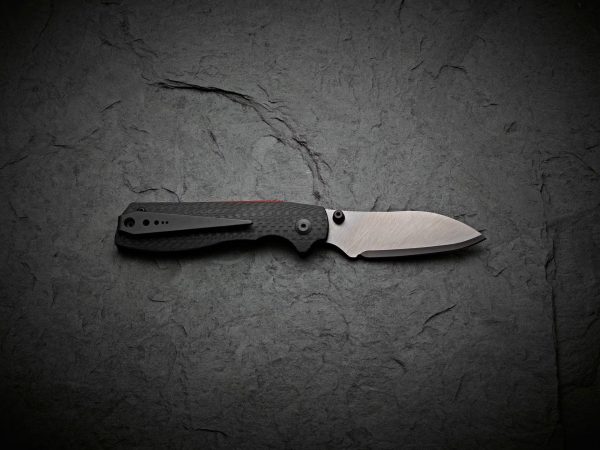 Sandrin Messer Torino Carbon Fibre, Wolframcarambit Klinge mit 71 HRC Härte - Image 3