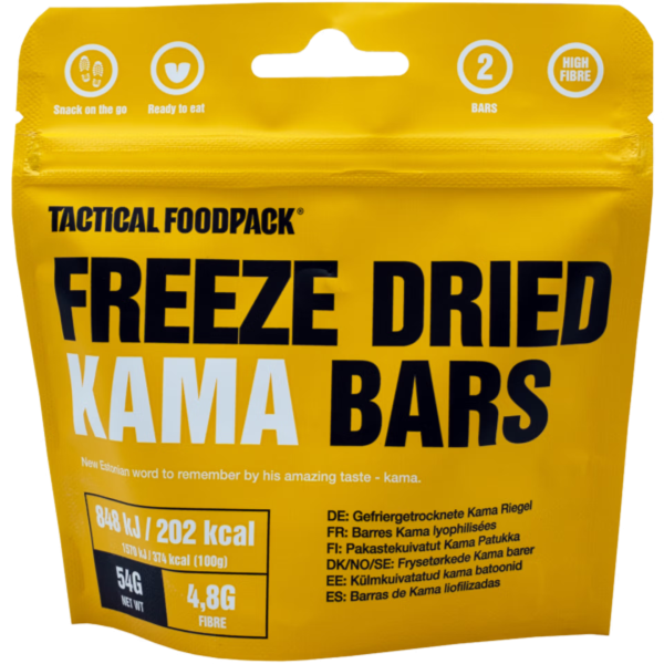 Tactical Foodpack Gefriergetrocknete Kama Riegel 54g (Freeze Dried Kama Bars) - Image 2