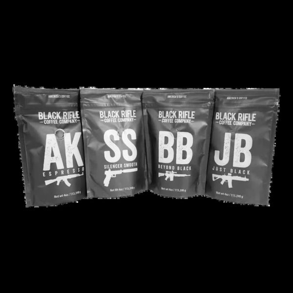 Black Rifle Coffee Complete Mission Kit Sampler, mit AK Espresso / Silencer Smooth/ Beyond Black/ Just Black Kaffepulver - Image 4