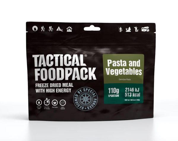 Tactical Foodpack® Pasta and Vegetables - 100% natural food - Image 2