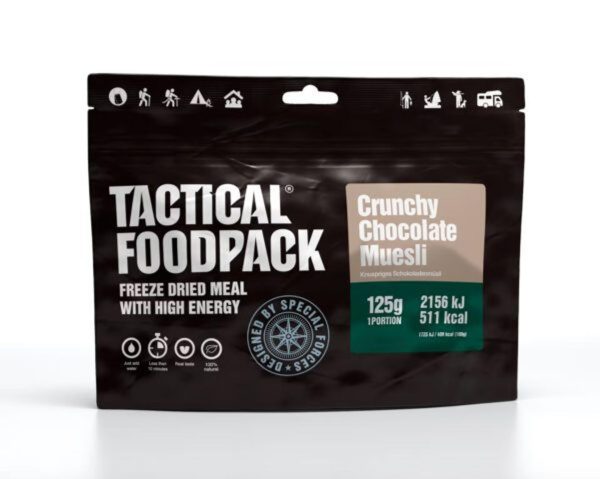 Tactical Foodpack® Crunchy Chocolate Muesli - 100% natural food - Image 2