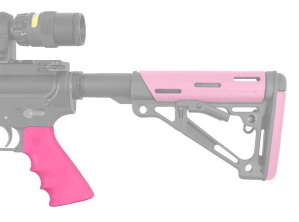 Hogue Rubber Grip Colt AR-15 pink - Image 2