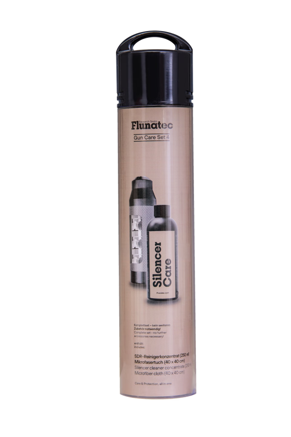 Fluna SDR-Reinigerset Nr. 4 mit Silencercare und Mikrofasertuch 40x40cm (SDR250)