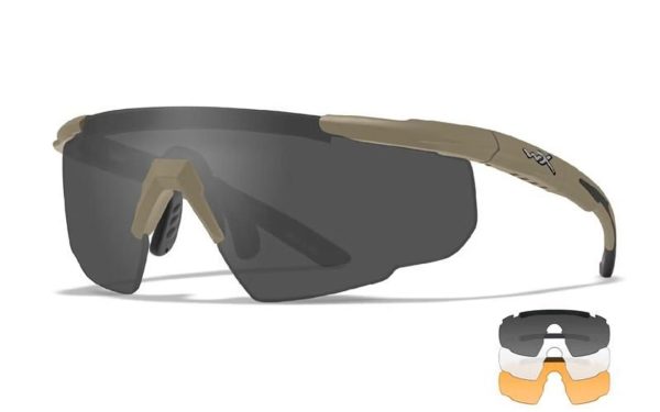 Wiley X Sabre Advaced Brillen Set Tan
