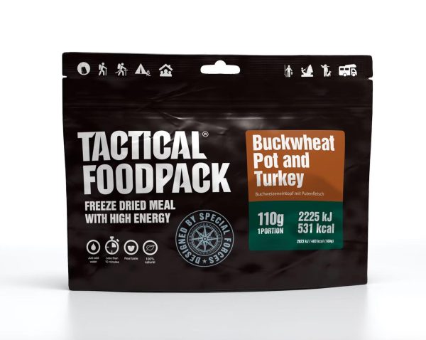 Tactical Foodpack® Buckwheat (Buchweizen) pot and turkey - 100% natural food - Image 2