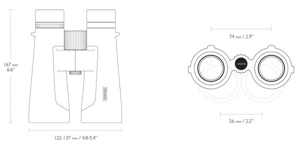 Hawke Vantage Fernglas 10x50 Grün, BAK4 | Waterproof - Image 3
