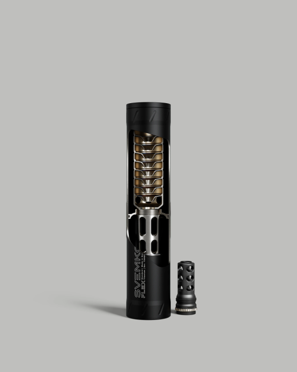 Schalldämpfer Svemko Flex Standard Kaliber 6.5mm (für Flex Mündungsbremse) | Waffen Glauser AG
