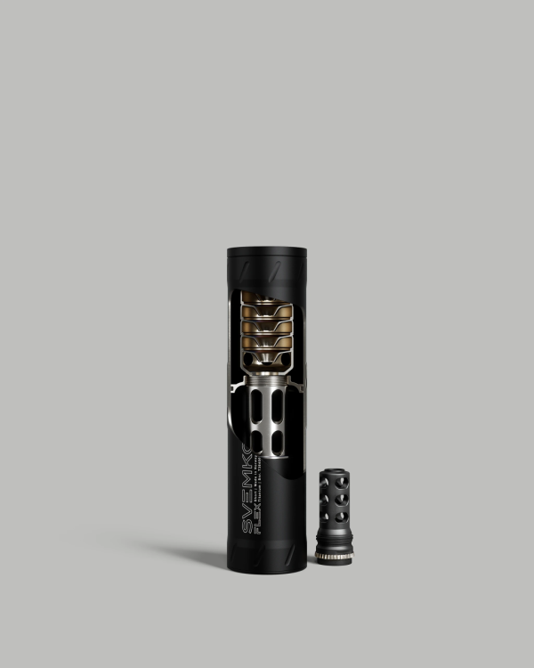 Schalldämpfer Svemko Flex Short Kaliber 6.5mm (für Flex Mündungsbremse) | Waffen Glauser AG