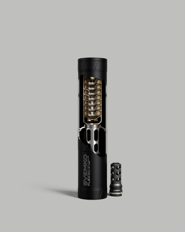 Schalldämpfer Svemko Flex Magnum Kaliber .30 (für Flex Mündungsbremse) | Waffen Glauser AG