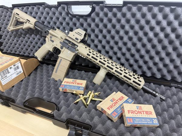 Selbstladebüchse Schmeisser AR15 M4FL .223 Rem  FDE inkl. 500 Schuss .223 Rem Frontier | Waffen Glauser AG