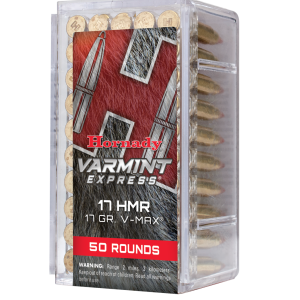 MUNTION HORNADY VARMINT EXPRESS 17 HMR 17 GR V-MAX (50) | Waffen Glauser AG
