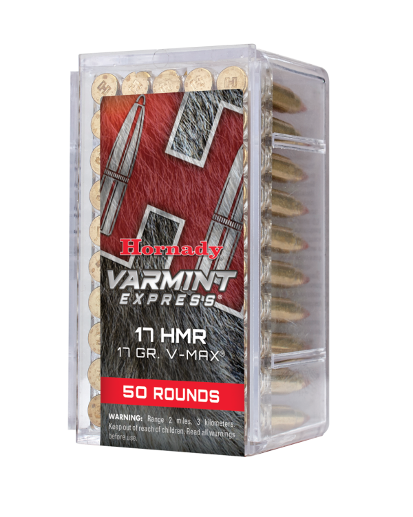 MUNTION HORNADY VARMINT EXPRESS 17 HMR 17 GR V-MAX (50) | Waffen Glauser AG