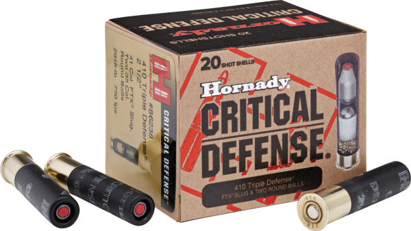 MUNITION HORNADY CRITICAL DEFENSE 410/65 TRIPLE DEFENSE CD (20) | Waffen Glauser AG