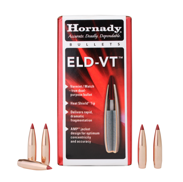 GESCHOSS HORNADY 30 CAL .308 174 GR ELD-VT  (1-12") (100) | Waffen Glauser AG