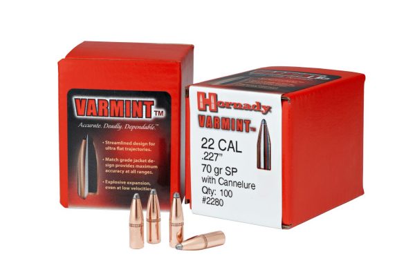 GESCHOSS HORNADY 22 CAL .224 55 GR SP SX (100) | Waffen Glauser AG