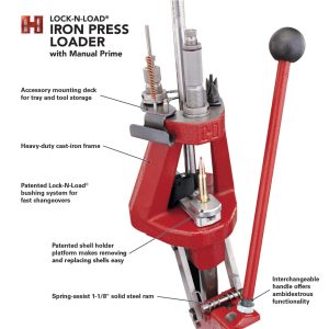 RELOADING TOOLS HORNADY LOCK-N-LOAD IRON PRESS LOADER W/MANUAL PRIME | Waffen Glauser AG