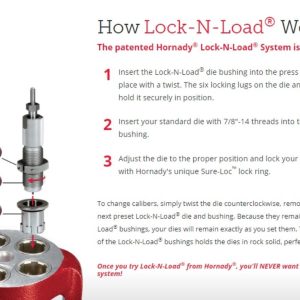 RELOADING TOOLS HORNADY LOCK-N-LOAD PRESS CONVERSION BUSHING | Waffen Glauser AG