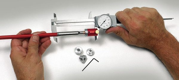 GESCHOSSVERGLEICHSLEHRE HORNADY LOCK-N-LOAD COMPARATOR BODY W/SET OF 7 INSERTS | Waffen Glauser AG