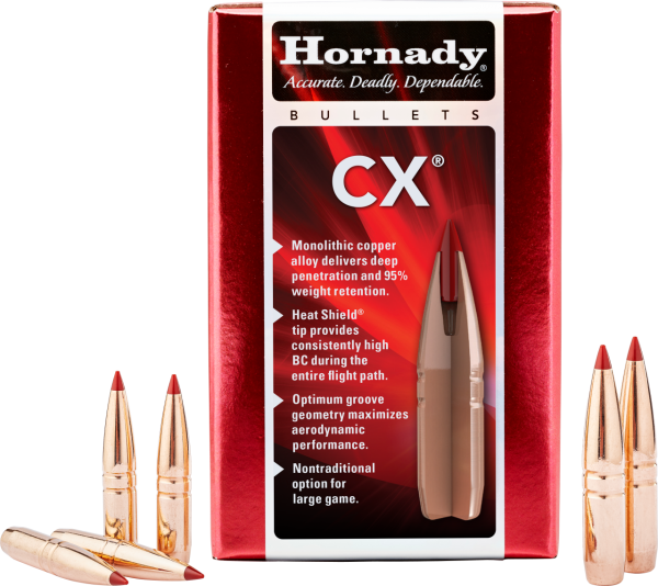 GESCHOSS HORNADY 30 CAL .308 150 GR CX (50) | Waffen Glauser AG