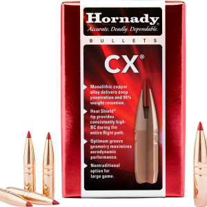 GESCHOSS HORNADY 338 CAL .338 185 GR CX (50) | Waffen Glauser AG
