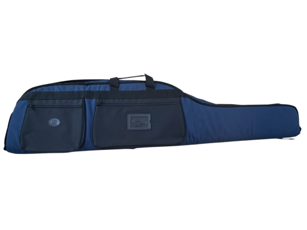 Futteral Franzen Sport blau / schwarz mit 2 grossen Seitentaschen 135cm (Standardgewehr) | Waffen Glauser AG