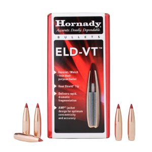 GESCHOSS HORNADY 30 CAL .308 174 GR ELD-VT  (1-12") (100) | Waffen Glauser AG